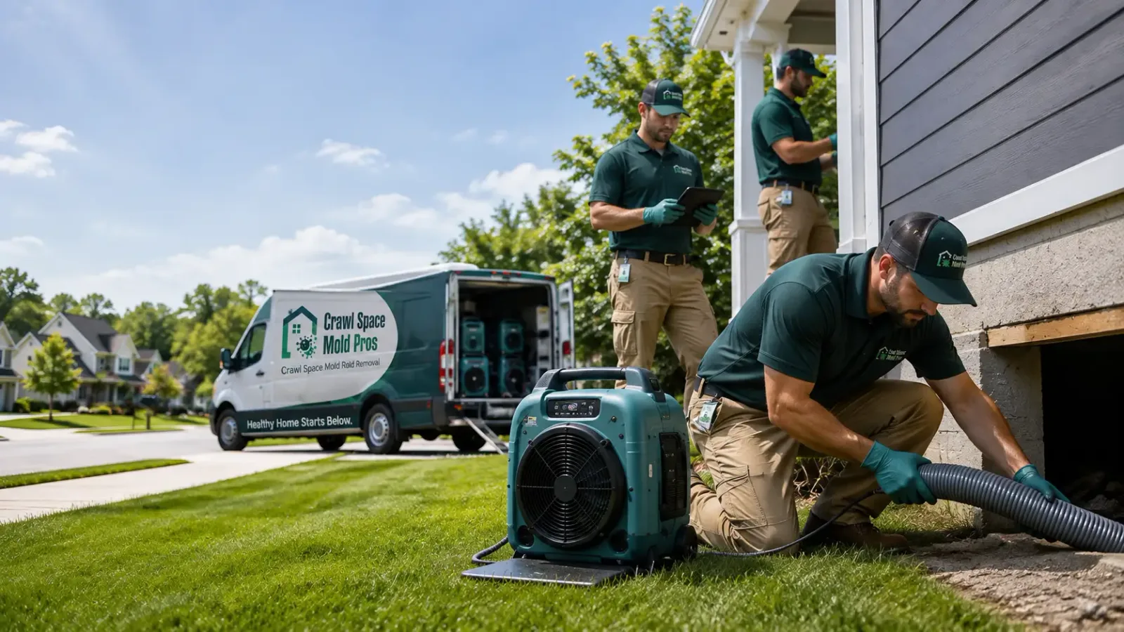 Crawl Space Mold Removal in Freedom, WY